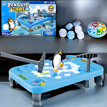 Помятая упаковка!!! 126 Настольная игра Пингвин на льдине 23х36см