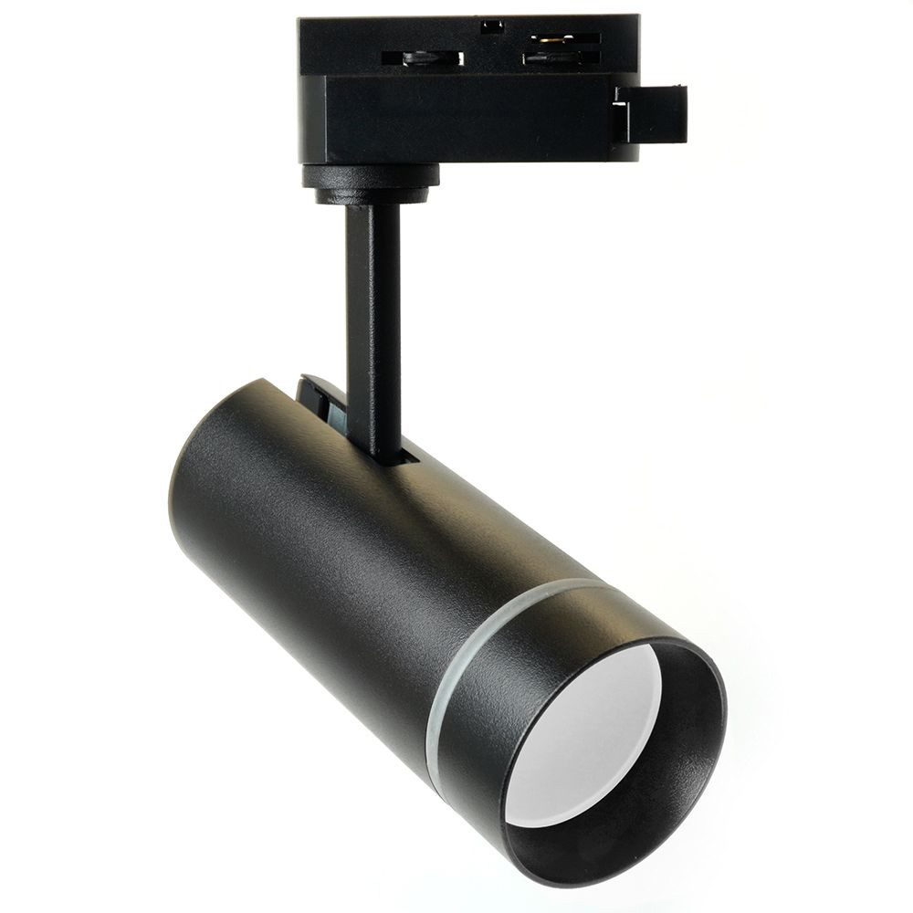 Светодиодный светильник Feron AL106 трековый однофазный на шинопровод 12W 2700K 80 градусов черный, фото 1