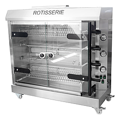 Гриль для кур на 4 вертела. Газовый KJL-4G