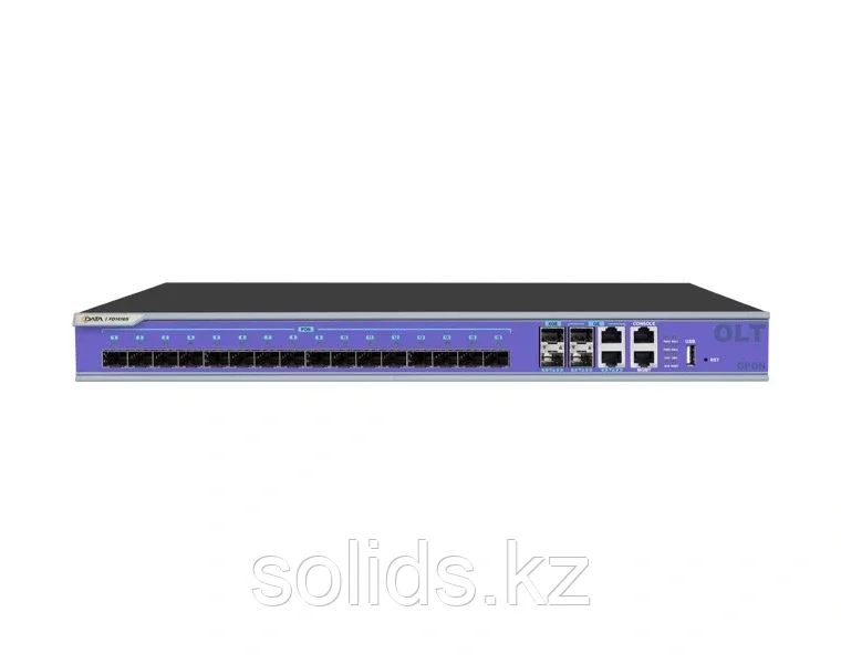 Оптический линейный терминал C-Data GPON OLT FD1616S-B1 (16*GPON порт, 4 комбо-порта SFP/RJ-45, 2*SFP+ порт, 2 БП АС-220, фото 1