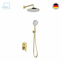 Душевая система золото KupferZink H7130-3 Встраиваемая