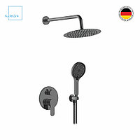 Душевая система Оружейная сталь KupferZink H7112-9 Встраиваемая