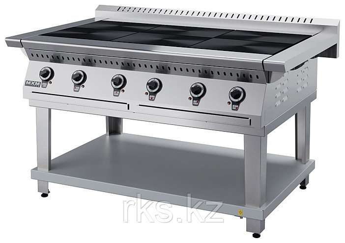 Кухонная плита МариХолодМаш ПЭ69П серебристый,1265х850х860 мм