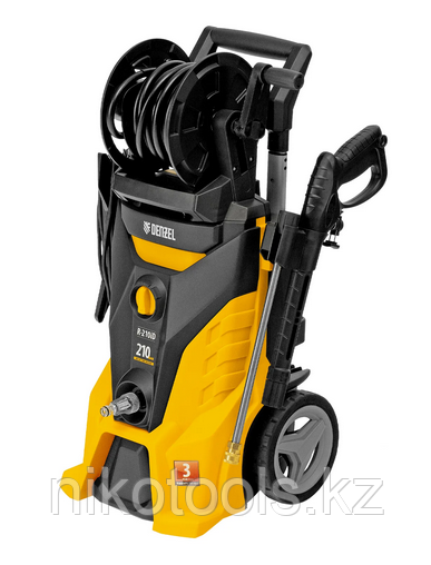 Моечная машина высокого давления R-210iD, 2600 Вт, 210 бар, 8,0 л/мин, асинх. двиг., бараб.// Denzel