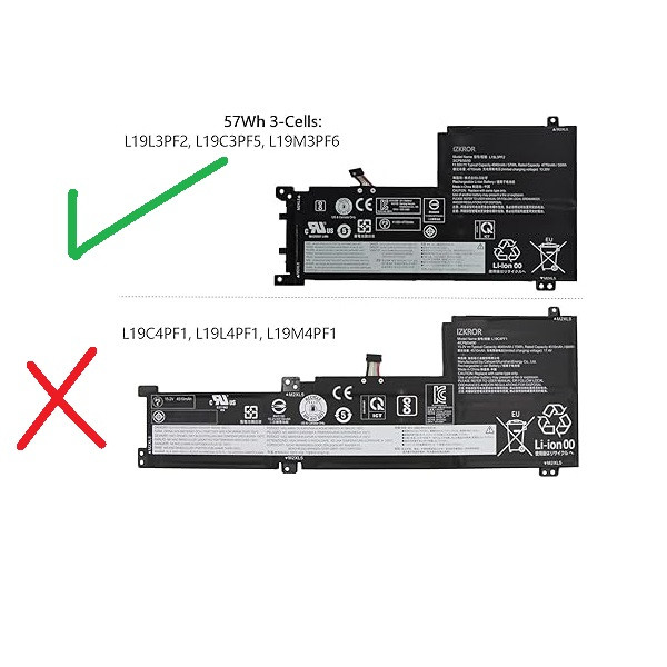 Аккумулятор для Lenovo IdeaPad 5 15ALC05 15ARE05 15IIL05 15ITL05 L19L3PF2 L19M3PF6 L19C3PF5 L19D3PF3, фото 1
