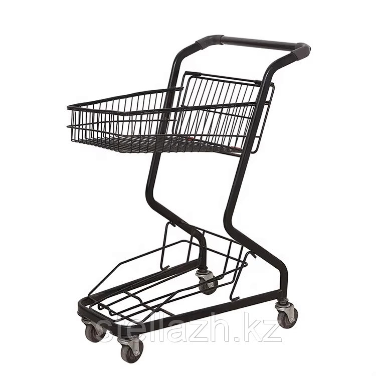 Тележка покупательская, мини, 30л, серая, фото 1