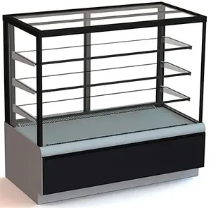 Кондитерская витрина KC70 VM 1,3-1 LIGHT (ВХСв - 1,3д Carboma Cube Техно)