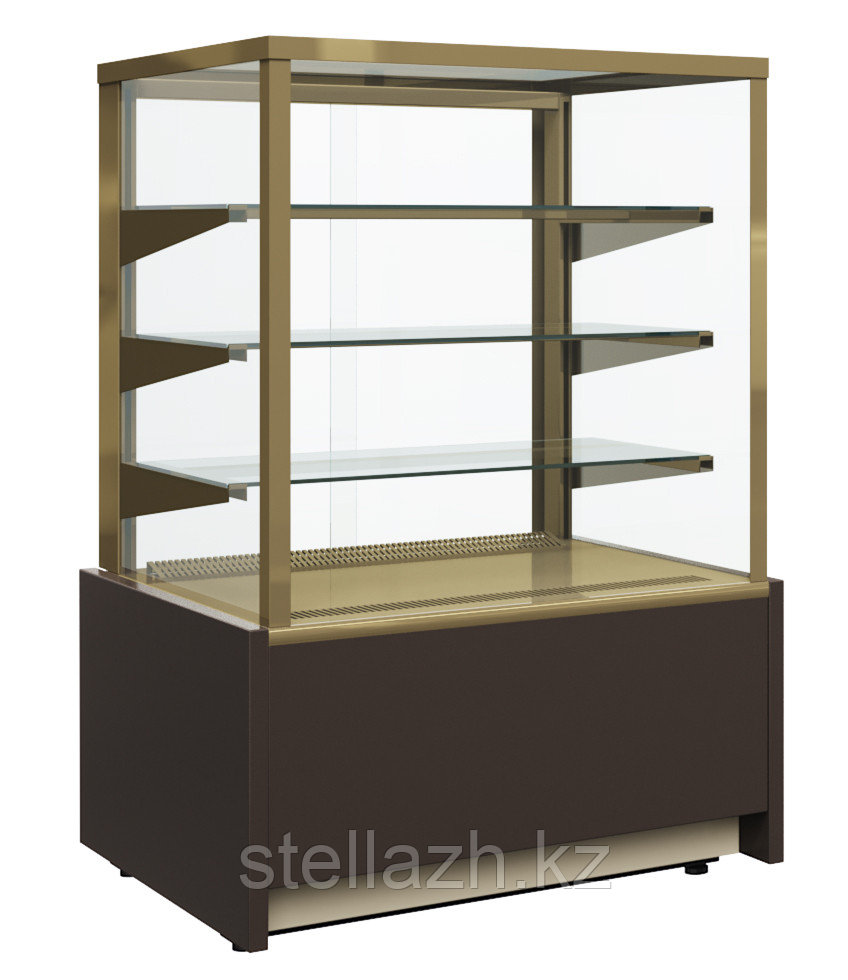 Кондитерская витрина KC70 VM 1,3-1 LIGHT (ВХСв - 1,3д Carboma Cube), фото 1