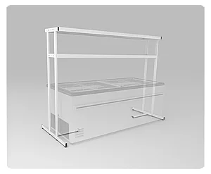 Двухъярусная суперструктура с подсветкой для бонеты Frostor серии 2100