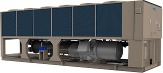 Модульные чиллеры Air Screw с воздушным охлаждением конденсатора c винтовым компрессором MDVS-CAG135H