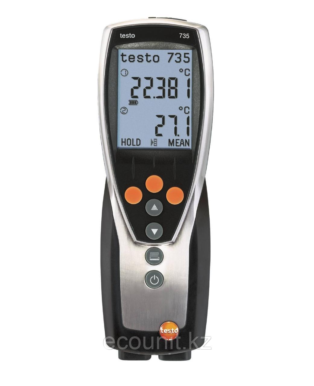 Testo Трехканальный термометр Testo 735-1 с выбором зонда 0563 7352, фото 1