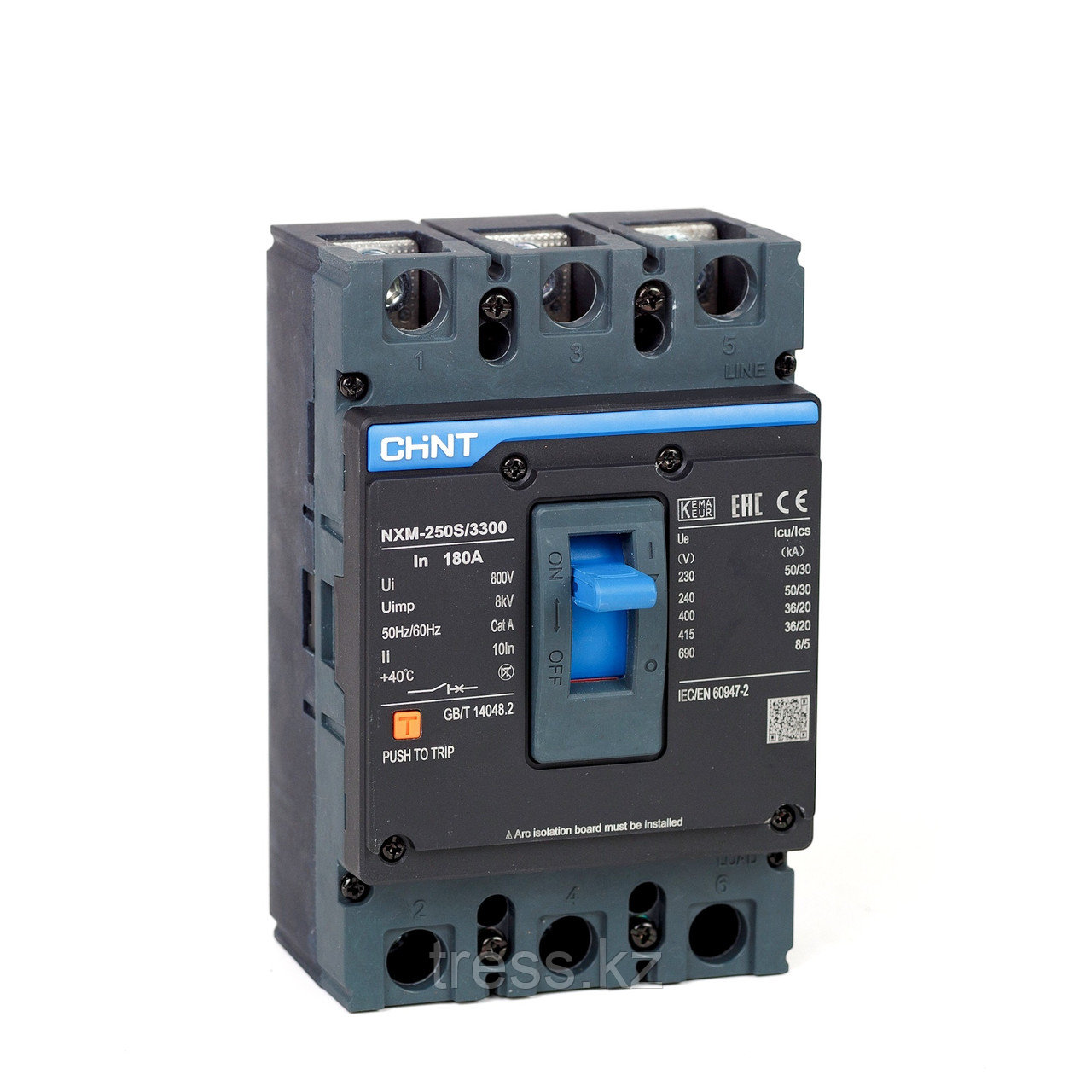 Автоматический выкл. NXM-160S/3P 160A 35кA (CHINT)