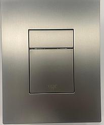 VRQ67-5G Кнопка для инсталляции с пневматическим смывным клапаном, серый VIEIR (20/1шт)