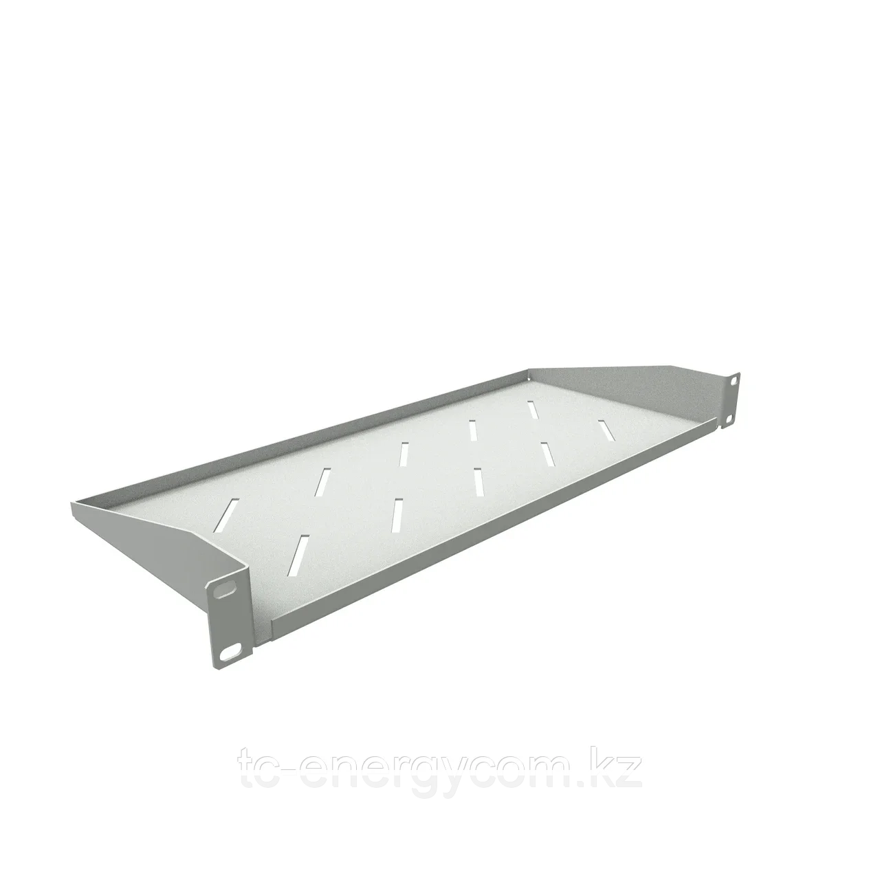 Полка консольная для шкафов глубиной 400мм, (глубина полки 200мм) распределенная нагрузка 20кг, цвет-серый (SNR-SHELF-04020-20GC), фото 1