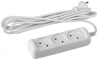 Удлинитель Эра 3*1мм 3вкл*10м без заземления 0129