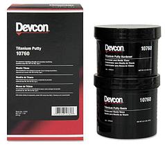 Devcon 10760 Titanium Putty – эпоксидный состав с титановым наполнителем, 454 г