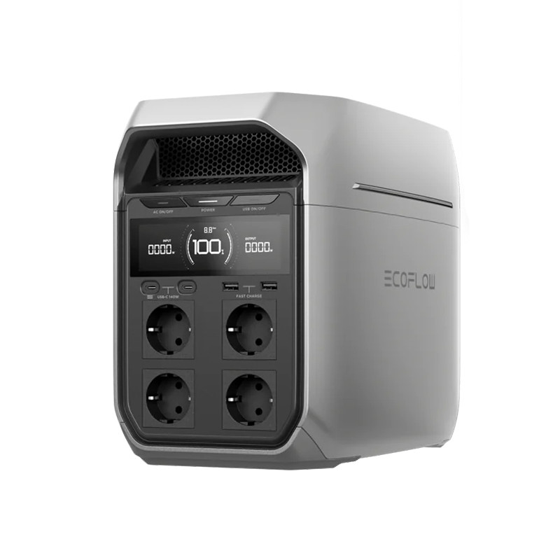 Зарядная станция EcoFlow Delta 3 Plus EU, 1024 Wh, 1800W(3600W), 230V(50Hz/60Hz), фото 1