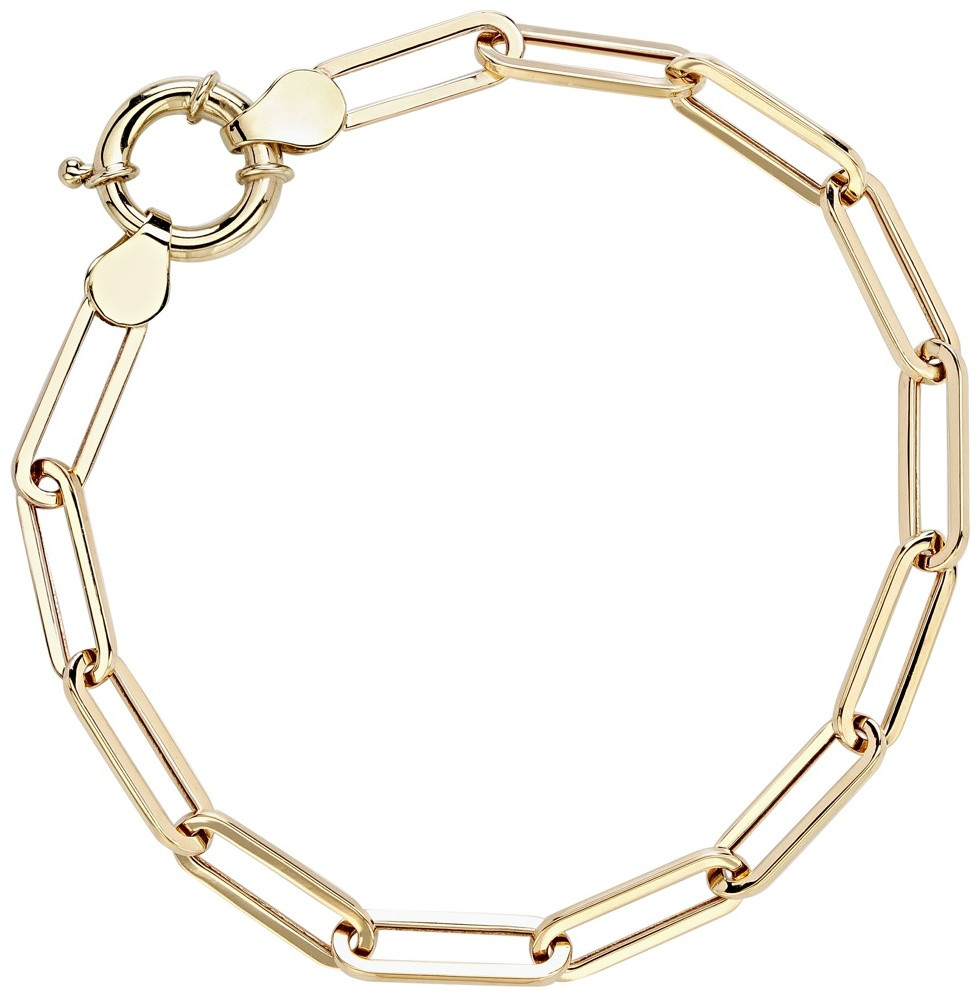 Браслет Эстет 01Б032992 длина 19 см, вес 3.64 г золото, плетение якорное, фото 1