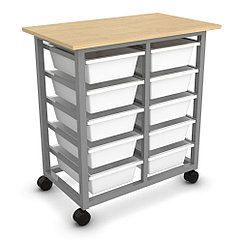 Металлический органайзер для хранения – двойной C105