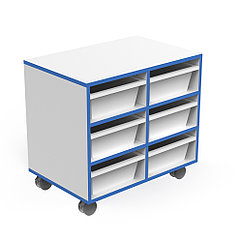 Передвижная тележка с лотками SHELF (6 лотков) C084