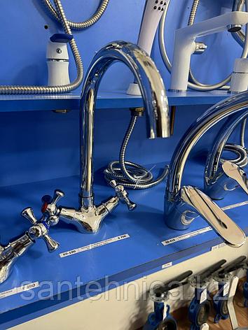 Қоспалауыш /Смеситель Advance 77063 кухня выс. крест., фото 1