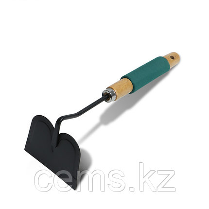 Тяпка посадочная Greengo, длина 28.5 см, деревянная ручка с поролоном, фото 1