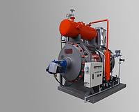 Горизонтальный водотрубный паровой котел