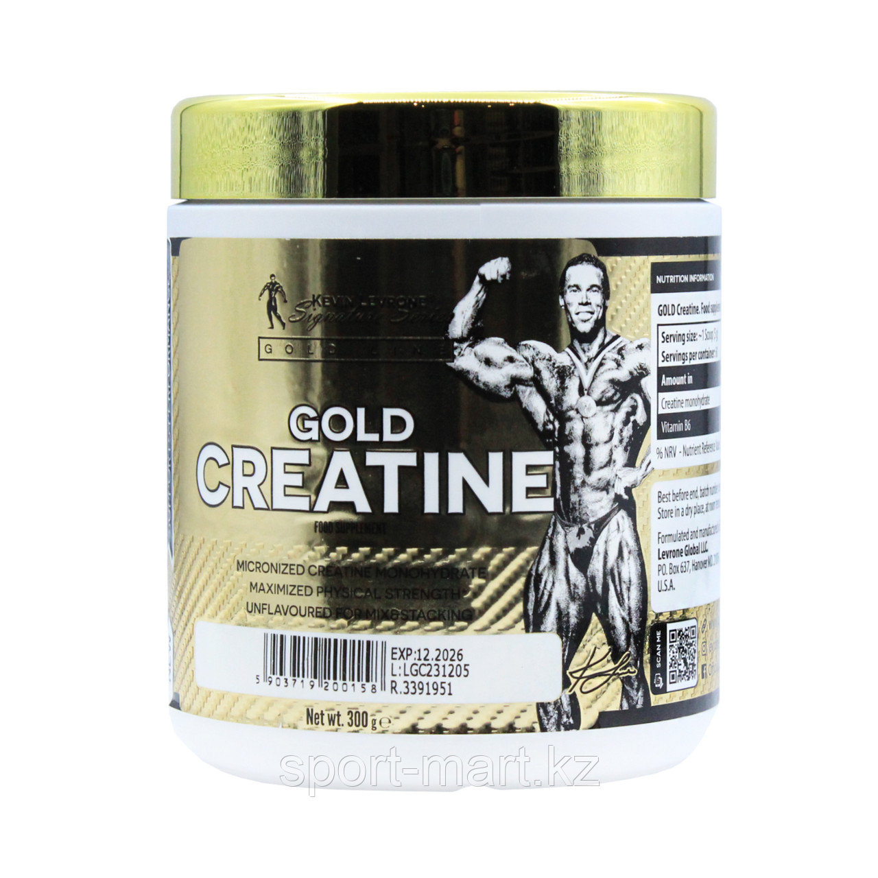 Креатин моногидрат Kevin Levrone Gold Creatine 60 порций 300 гр