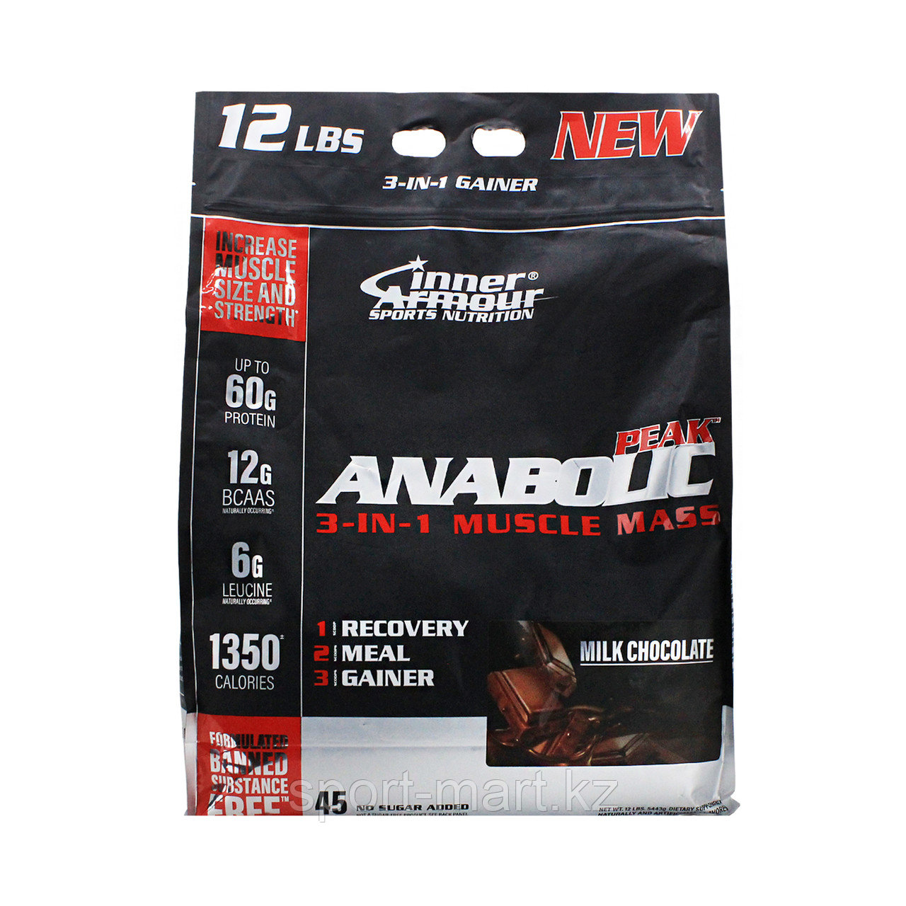 Гейнер высокоуглеводный Inner Armour Anabolic peak mass 15 порций 5443 гр