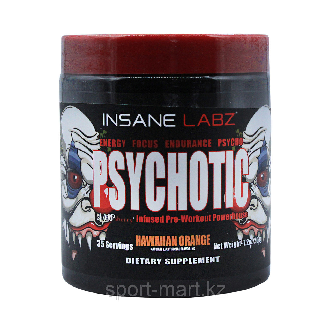 Предтренировочный комплекс Insane Labz Psychotic 35 порций 220 гр
