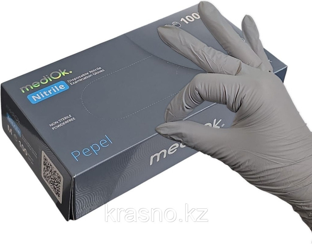 Перчатки S 100шт нитрил Pepel MediOk