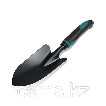 Совок посадочный Greengo, длина 31.5 см, ширина 8.5 см, эргономичная прорезиненная ручка, фото 1