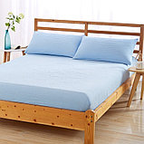 Простынь на резинке 180х200х25см, сатин, Россия., фото 3