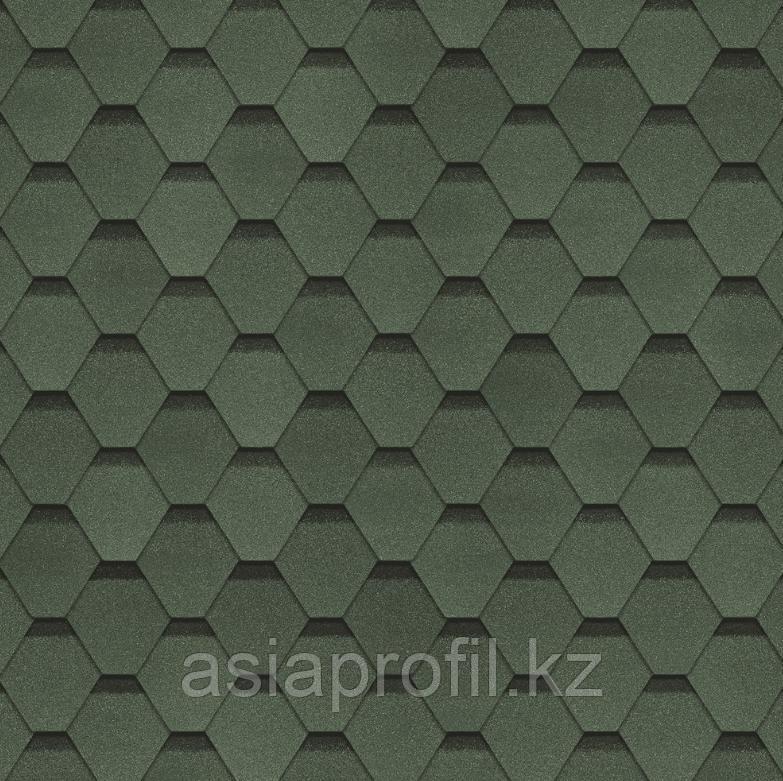 Гибкая черепица 3 м2 / упак Самба Соната Малахит СБС модификатор SHINGLAS