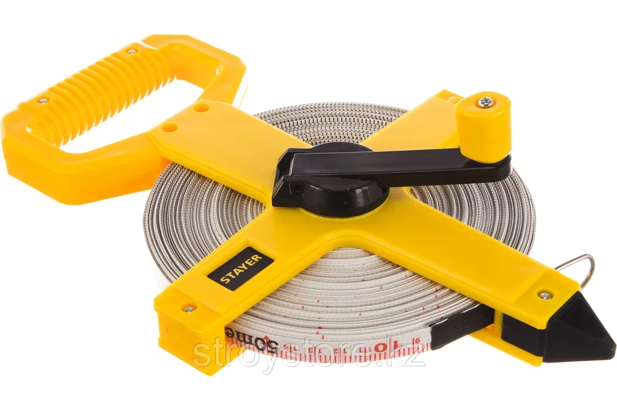 Лента мерная геодезическая фиберглассовая, STAYER GeoMax 50 м