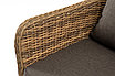 "Прованс" диван из искусственного ротанга трехместный, цвет соломенный, фото 6