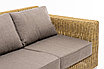 "Боно" диван из искусственного ротанга трехместный, цвет соломенный, фото 5