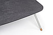 "Верона" журнальный стол из HPL 120х65, H40, каркас светло-серый (RAL 7035) муар, цвет столешницы "серый, фото 5