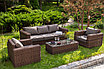 "Барселона" лаунж-зона из искусственного ротанга, цвет коричневый, фото 7
