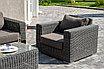 "Боно" лаунж-зона из искусственного ротанга, цвет графит, фото 9