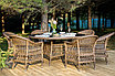 "Эспрессо–150 S" обеденная группа плетеная, цвет коричневый, фото 3