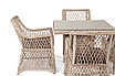 "Айриш" обеденная группа плетеная на 4 персоны, цвет бежевый, фото 3