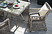 "Айриш" обеденная группа плетеная на 4 персоны, цвет бежевый, фото 6