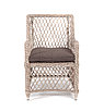 "Латте" плетеное кресло из искусственного ротанга, цвет бежевый, фото 2