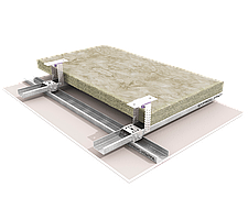 Каркасная звукоизоляция потолка Комфорт