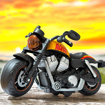 8080с-10 Чоппер мотоцикл оранжевый разбирается