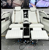 Сиденья капитанские кресла задние для Mercedes-Benz V-class / Vito W447 2015-2024+Мерс кожаные сиденья сиденье кресла