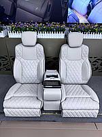 Капитанские кресла задние с выдвижной перегородкой для Lexus LX570 2021+ кожаные сиденье сиденье кресло