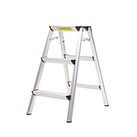 Корейская Стремянка Алюминиевая 3 Ступени Двусторонняя