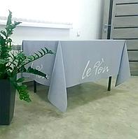 Изготовление скатерти с логотипом